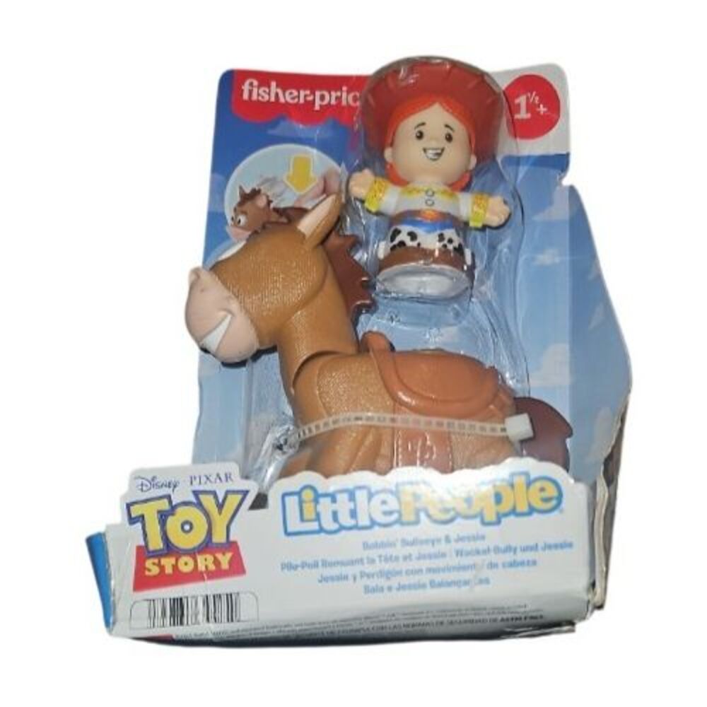 Fisher Price Little People-Toy Story Jessie And Bobbin’ Bullseye New